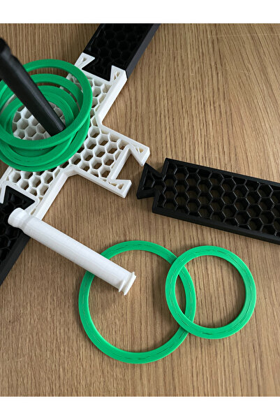 Üreet Halka Atma Oyunu - Eğitici ve Eğlenceli El Becerisi Oyuncağı