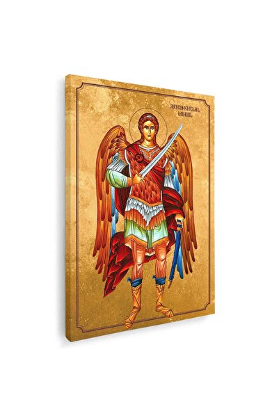 Tablou Canvas Icoana Sfintul Mihail Mihai Arhanghel, cod 3346
