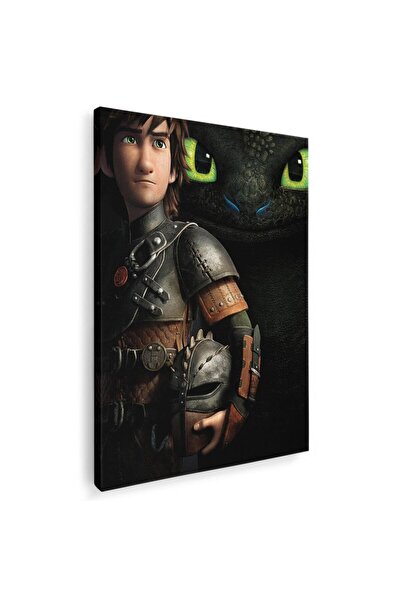 Tablou Canvas Tablou Cum sÄƒ-ti dresezi dragonul desene animate, cod 4673