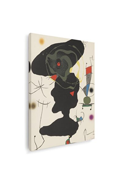 Tablou Canvas Tablou pictura forme abstracte de Joan Miro, cod 2066