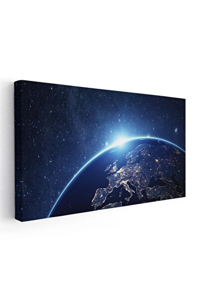 Tablou Canvas Tablou Pamantul vazut din spatiu, cod 5306
