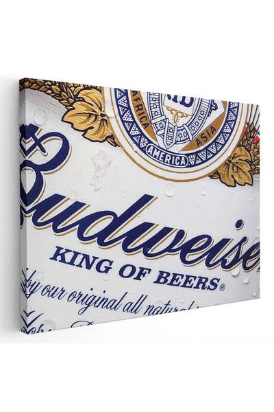 Tablou Canvas Tablou eticheta bere Budweiser detaliu, cod 4110
