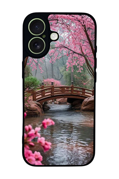 Aksel Kılıf غطاء حماية متوافق مع هاتف آيفون 17 من آبل، مطبوع، أسود غير لامع، ...