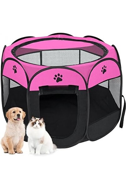 Golden cat حظيرة لعب ناعمة قابلة للطي محمولة للكلاب والقطط والجراء