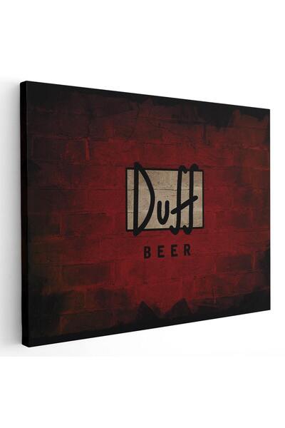 Tablou Canvas logo bere Duff vintage, cod 4097