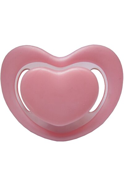 Primii Pasi Suzeta silicon ortod forma inimioara; contur moale; 0L+