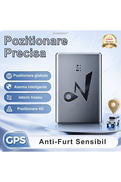 MIANDREE Mini GPS Tracker 4G LTE, Q10A, MIANDREE®, Portable, Remote Control, Real Time Monitoring