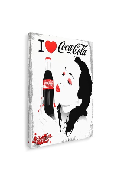 Tablou Canvas Tablou I love Coca Cola, cod 4030
