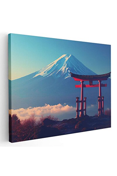 Tablou Canvas Tablou muntele Fuji si poarta torii Japonia, cod 4397