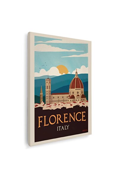 Tablou Canvas Florence Italy vintage, cod 5399