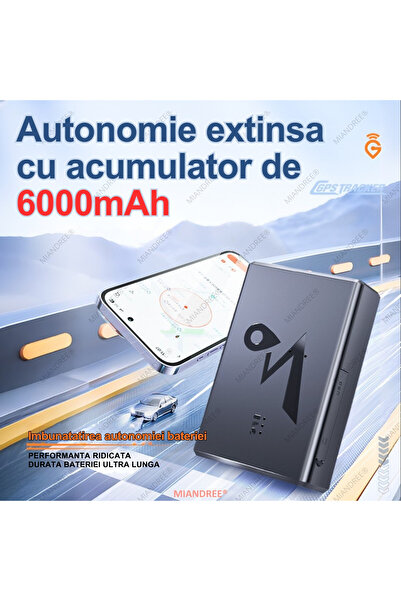 MIANDREE Mini GPS Tracker 4G LTE, Q10A, MIANDREE®, Portable, Remote Control, Real Time Monitoring