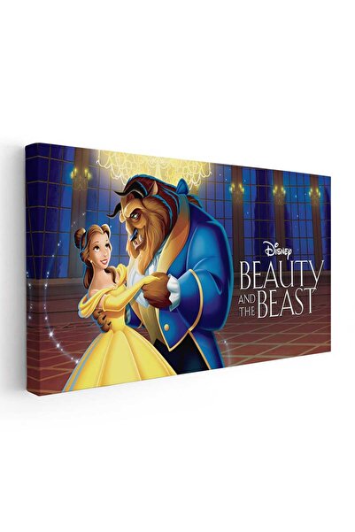 Tablou Canvas Frumoasa si Bestia desene animate, cod 4952