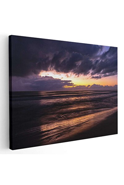 Tablou Canvas Tablou peisaj marin la apus, cod 4377