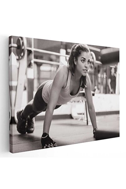 Tablou Canvas Tablou femeie facand flotari, cod 3281