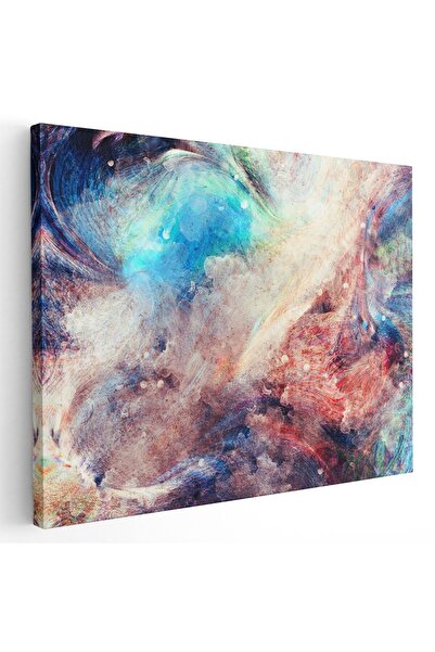Tablou Canvas abstract fantezie pictura multicolor, cod 1219