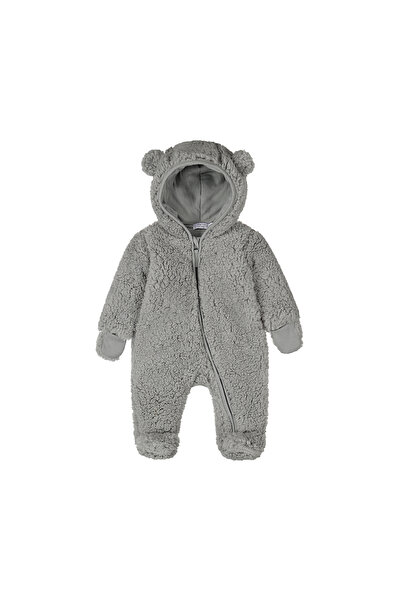 Dirkje Bramsot Baby Boys' Hoodie with Cotton Lining - Grey