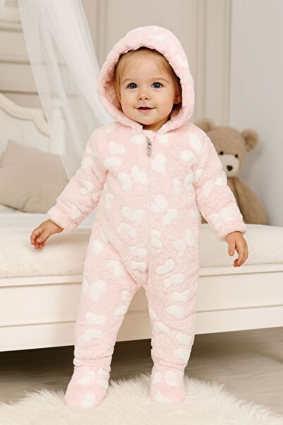 GMG Baby KIZ BEBEK KELEBEKLİ KAPÜŞONLU PELUŞ TULUM, WELSOFT TULUM, UYKU TULUM...