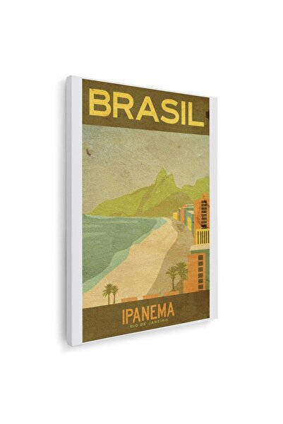Tablou Canvas Brasil Ipanema vintage, cod 5409