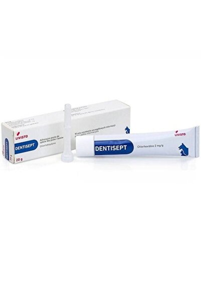 LIVISTO Pastă de dinți pentru câini și pisici cu efect dezinfectant, Dentisep...