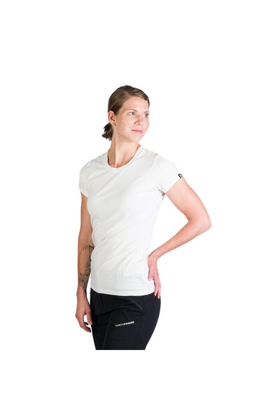 NORTHFINDER Tricou ușor respirabil pentru femei SHEILA, alb