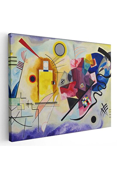 Tablou Canvas Tablou pictura Galben, Rosu, Albastru de Kandinsky, cod 2076