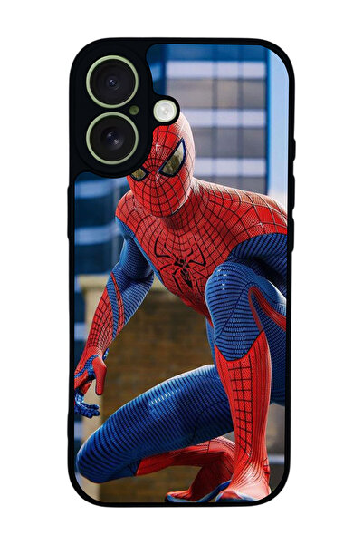 Aksel Kılıf غطاء حماية متوافق مع هاتف آيفون 17 من آبل، مطبوع، أسود غير لامع، ...