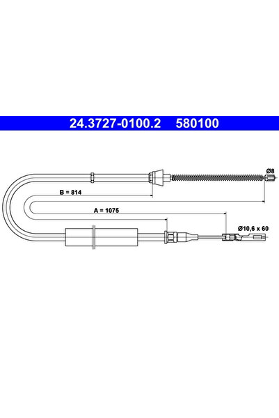 Ate Cablu Frana De Parcare Audi A2