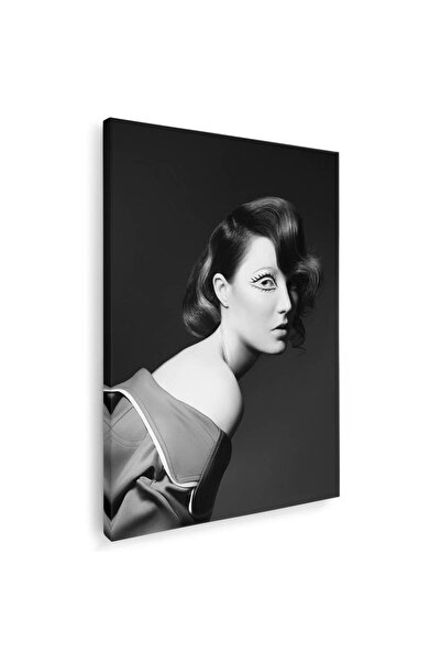 Tablou Canvas Tablou portret profil femeie eleganta, cod 4325