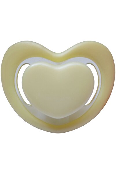 Primii Pasi Suzeta silicon ortod forma inimioara; contur moale; 0L+