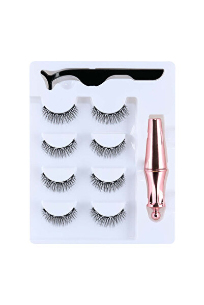 Oranjollie Magnetic eyelashes 4/set 018 - multicolor, Not dangerous