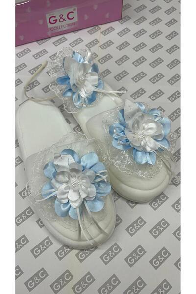 GC Bride Pregnant Mother Slippers - Pregnant Slippers Crown Set with Box