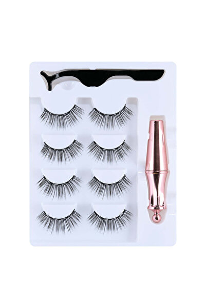 Oranjollie Magnetic eyelashes 4/set 050 - multicolor, Not dangerous
