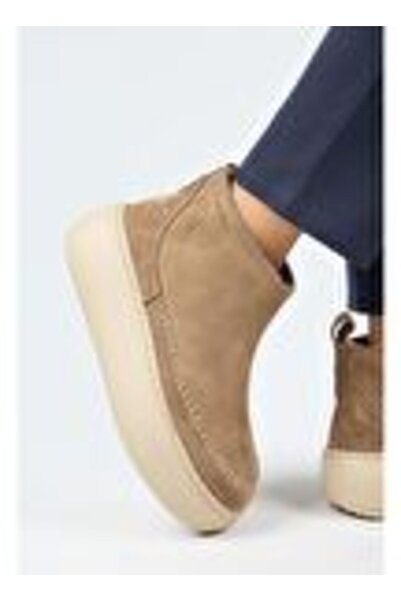 Manijero (Carolina) Cizme mini din nurcă pentru femei, cu interior din piele ...