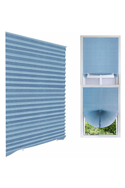 LUXER Self-adhesive Pleated Blind, Adjustable, Installation Without Drilling,...
