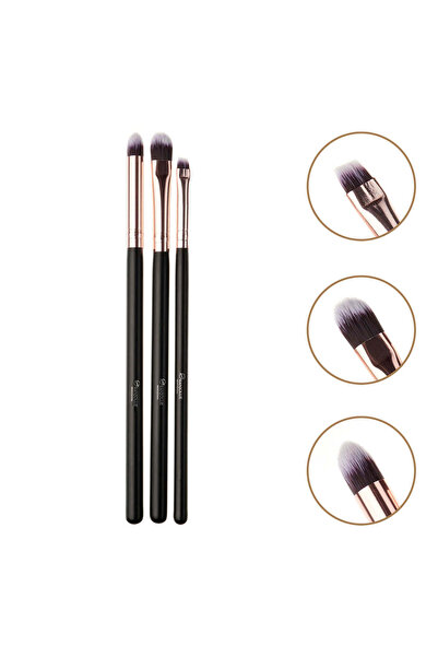 Oranjollie Set of 3 make-up brushes M776 - multicolor, Not dangerous