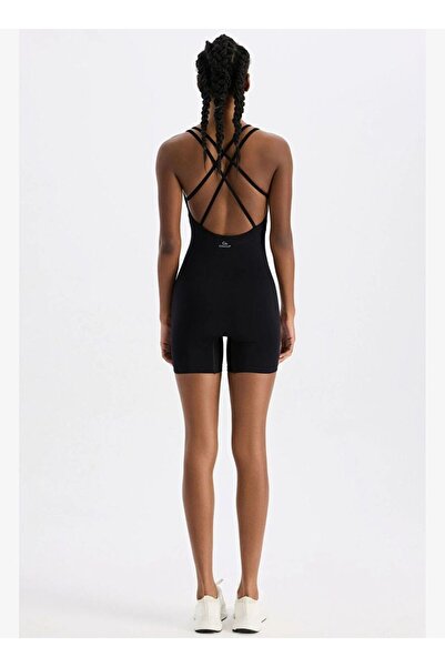 COMEUP Şort Tulum Siyah