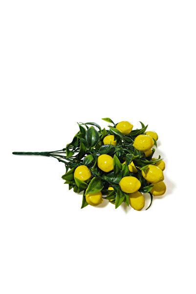Artificial Lemon Bundle 21 Fruit 7 Branches (Bundle Length is 30 cm)
