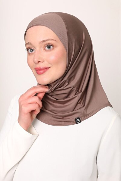 Melodi Scarf Women's Hijab Cimafit Breathable Ready-To-Wear Practical Hijab Bonnet Mink