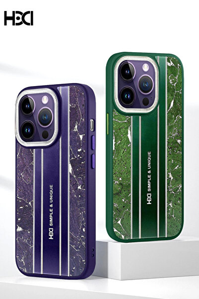 Fuchsia iPhone 15 Case Hbc-188 Astra Cover - Deep Purple