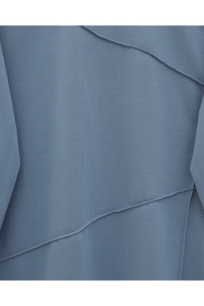 Modamorfo Two-Thread Cotton Suit with Trousers - Baby Blue