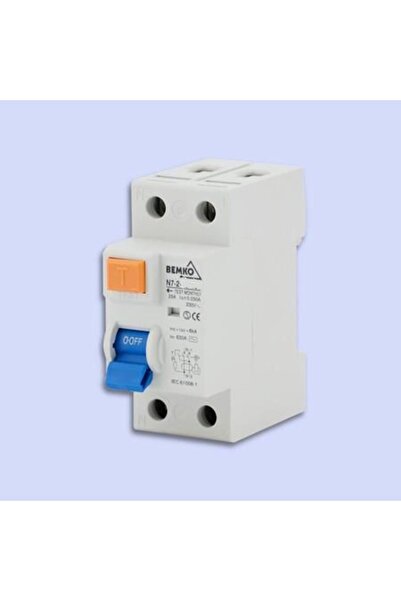 Bemko INTRERUPATOR DIFERENTIAL MONOFAZAT 2P / 25A / 100MA