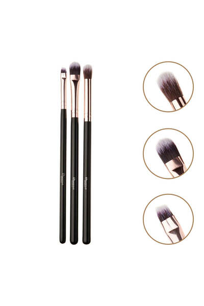 Oranjollie Set of 3 make-up brushes M777 - multicolor, Not dangerous