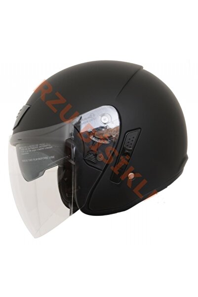 beon ÇENESİZ VİZÖRLÜ YAZLIK KASK [B210] [MAT SİYAH]