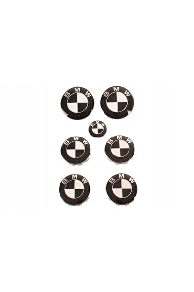 LinePartsBim Set Complet 7 Embleme Logo BMW Capota Haion Volan Jante 82/82/68...