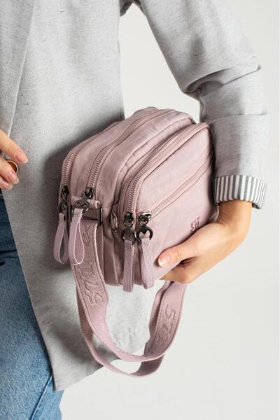 Baginn Kadın Postacı Çanta 24*16 Cm Hafif Poliamid Su İtici Yumuşak Kumaş Çap...