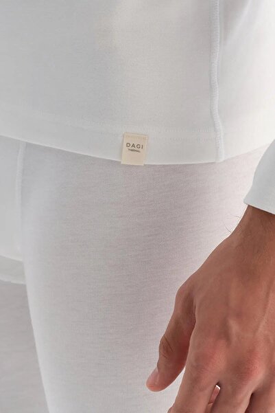 Dagi Men's Crew Neck Long Sleeve Thermal Underwear Single Top