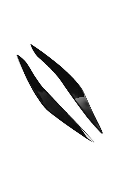 LinePartsBim Set 2 capace pleoape faruri negru lucios compatibile cu BMW Seri...