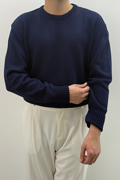 Redline Сейбл Oversize Трикотажний светр з довгими рукавами Синій