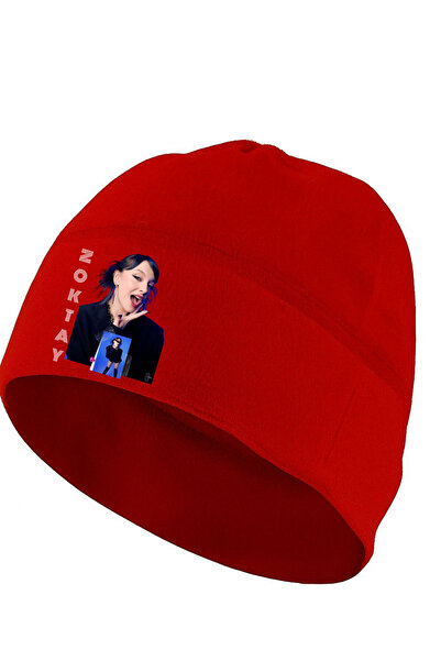 lovver MANİFEST ZEYNEP OKTAY TASARIMLI KIRMIZI POLAR BERE