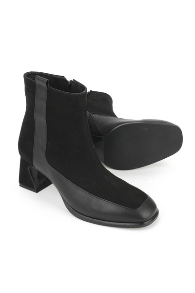 Ziya , Kadın Hakiki Deri Bot 1531030Z2596 Siyah